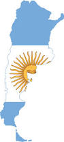 argentina con bandera